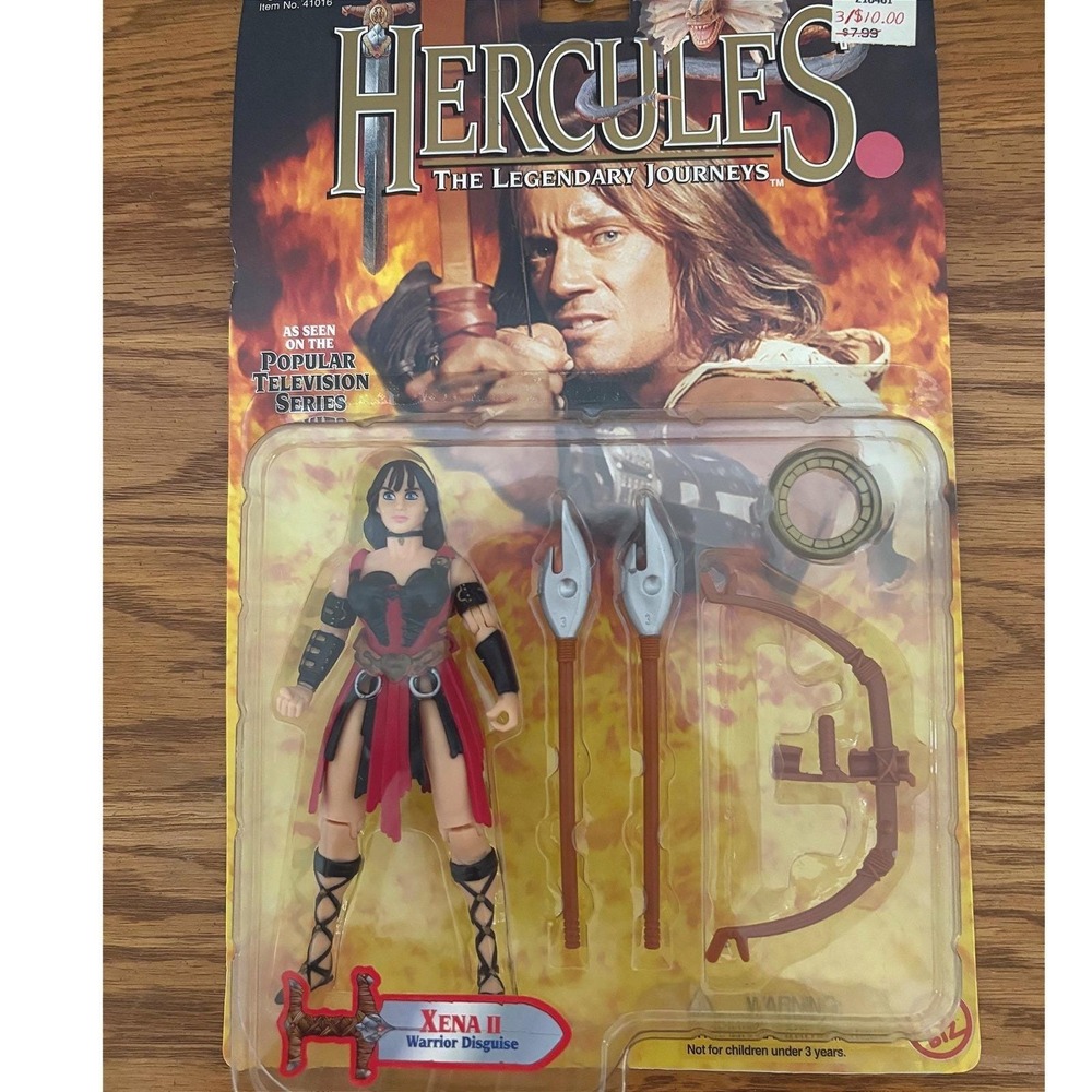 Toy Biz Hercules Xena II Warrior Disguise Action Figure 1996 Vintage 41016 NEW